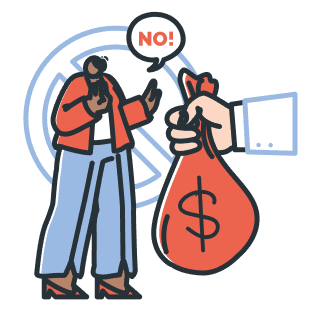 Free access symbol representing no-cost onboarding for diverse suppliers